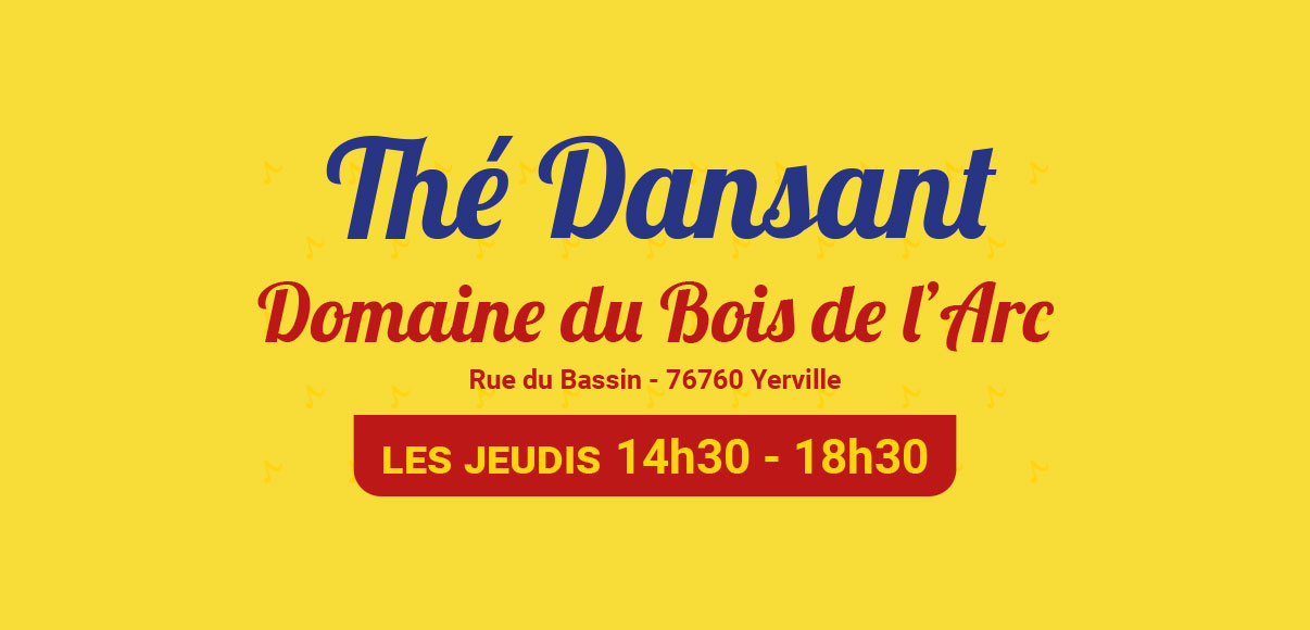 Thés dansants de février à juin 2022